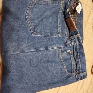 Men's LL Bean flannel lined jeans 40x32